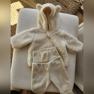 Baby Winter Coat and Jogging Outfit